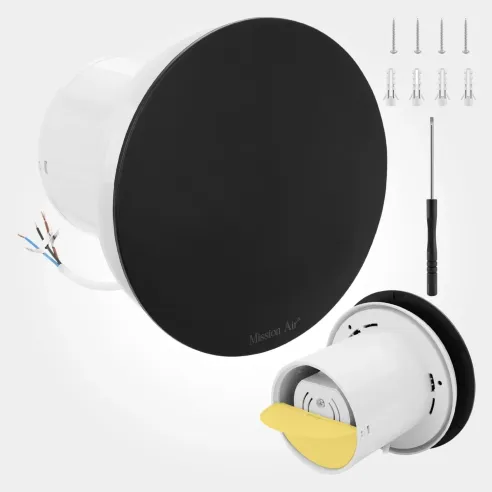 VENO 100 mm Bathroom Fan | Humidity Sensor, White