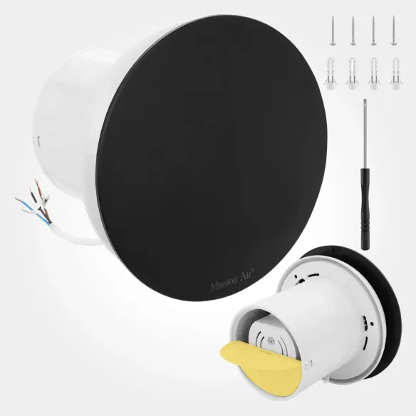 VENO 100 mm Bathroom Fan | Humidity Sensor, White