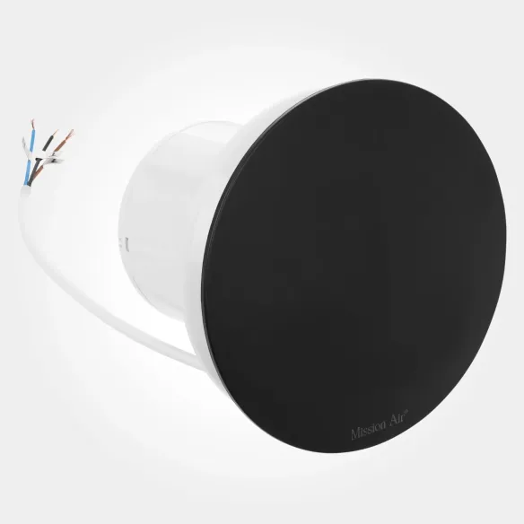 Wentylator łazienkowy VENO 100 mm | czujnik wilgotności, czarny