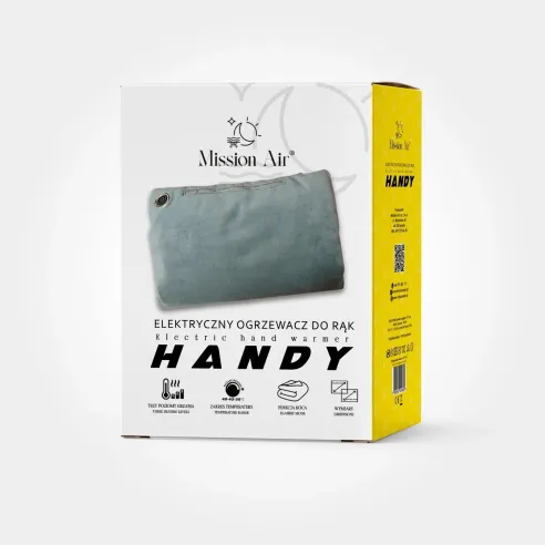 Ogrzewacz do rąk HANDY | Elektryczny, USB, mały koc grzewczy