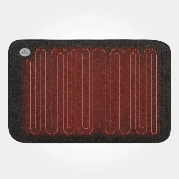 Mata grzewcza PetMat 60×40 cm | Elektryczna, dla psa i kota, szara