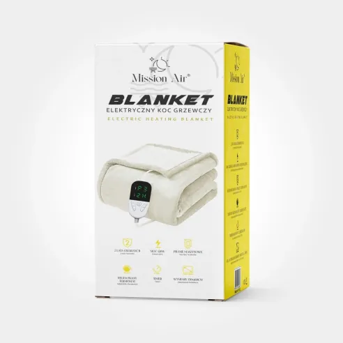 BLANKET 150 × 180 cm Heated Blanket | Electric, 3 Modes