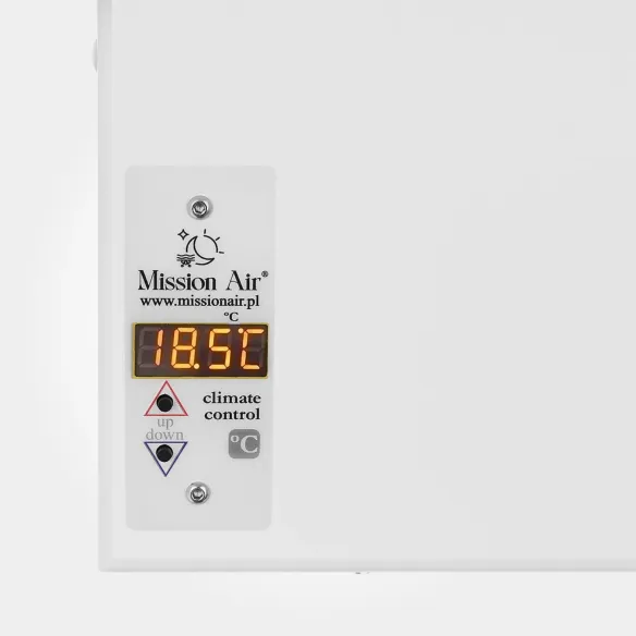 Grzejnik na podczerwień IR 700 W | Wolnostojący lub ścienny, Biały