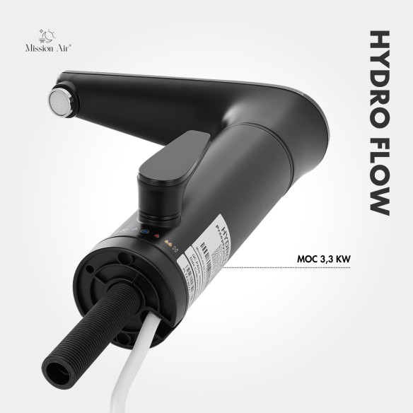 HYDRO FLOW 3.3 kW Instant Water Heater | Electric, Black