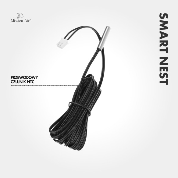 SMART NEST WiFi Plug-In Thermostat | Programmable, Smart App, Black