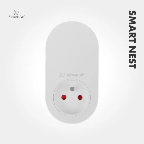 SMART NEST WiFi Plug-In Thermostat | Programmable, Smart App, White