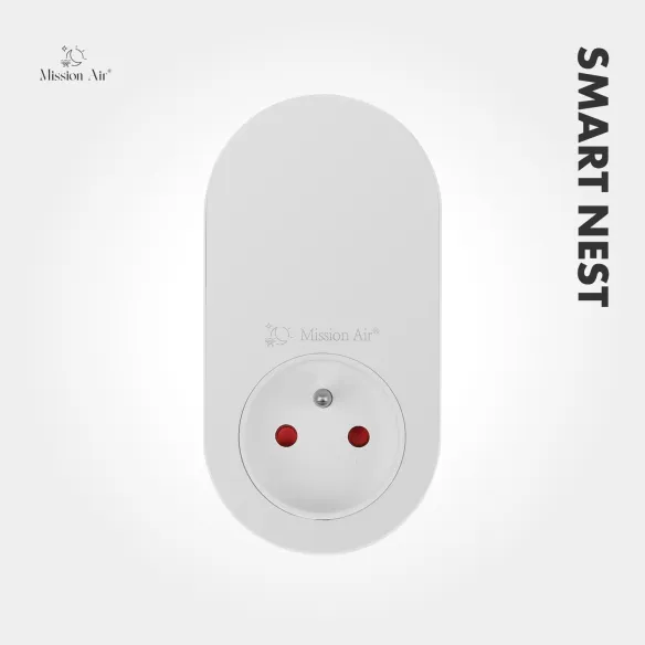 SMART NEST WiFi Plug-In Thermostat | Programmable, Smart App, White