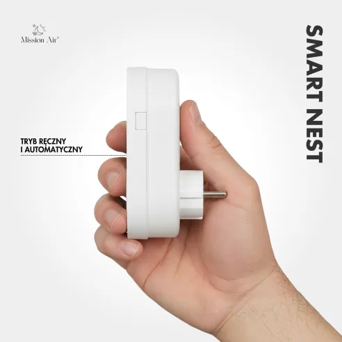 SMART NEST WiFi Plug-In Thermostat | Programmable, Smart App, White