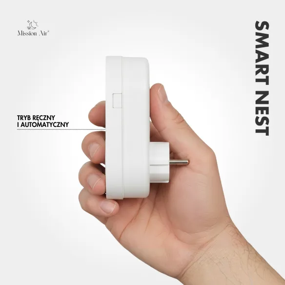 SMART NEST WiFi Plug-In Thermostat | Programmable, Smart App, White