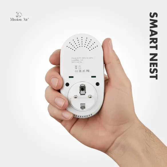 SMART NEST WiFi Plug-In Thermostat | Programmable, Smart App, White