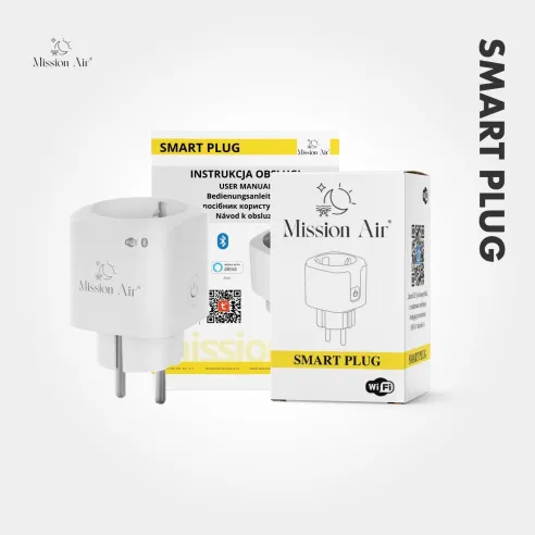 Zestaw sprzedażowy gniazdko WiFi Smart Plug – opakowanie