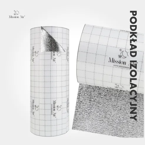 Podkład izolacyjny Silver 3 mm rozwinięty