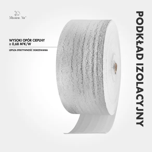 Podkład izolacyjny Silver 4 mm rolka widok