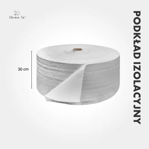 Silver Insulation Underlay | 4 mm, 30 cm × 100 m Roll