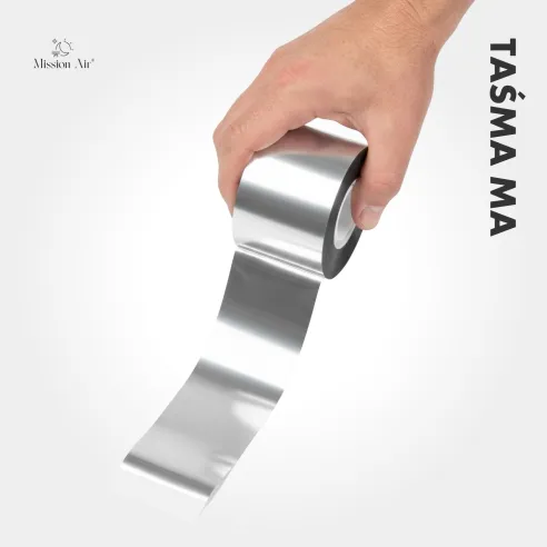 Taśma aluminiowa do mat grzewczych aplikacja