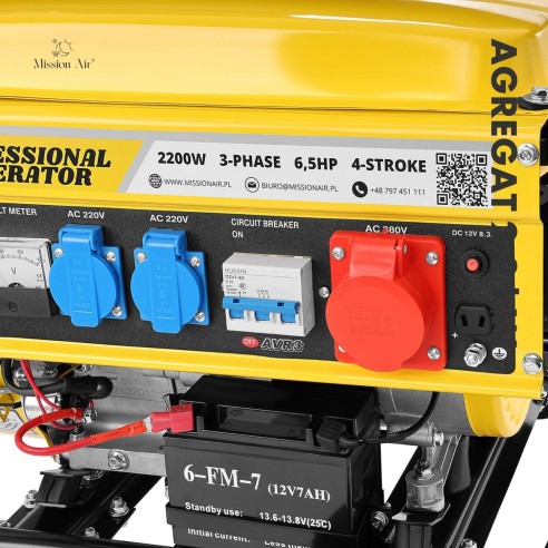 2.2 kW 6.5 HP Petrol Generator | Gasoline Engine