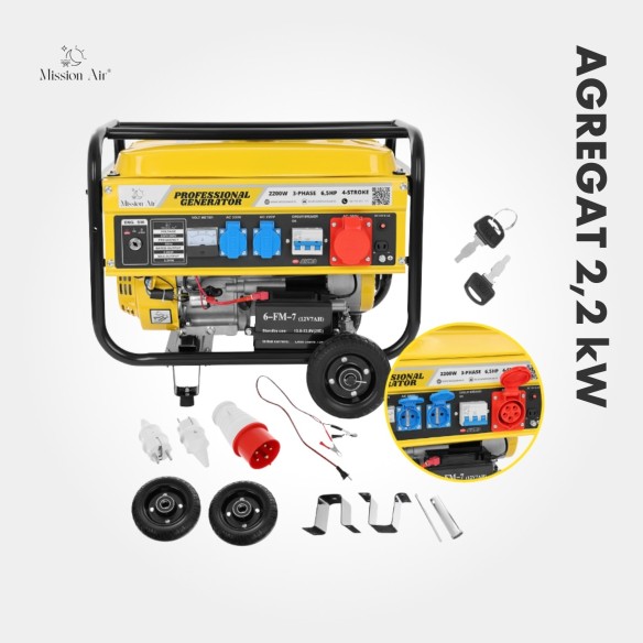 2.2 kW 6.5 HP Petrol Generator | Gasoline Engine