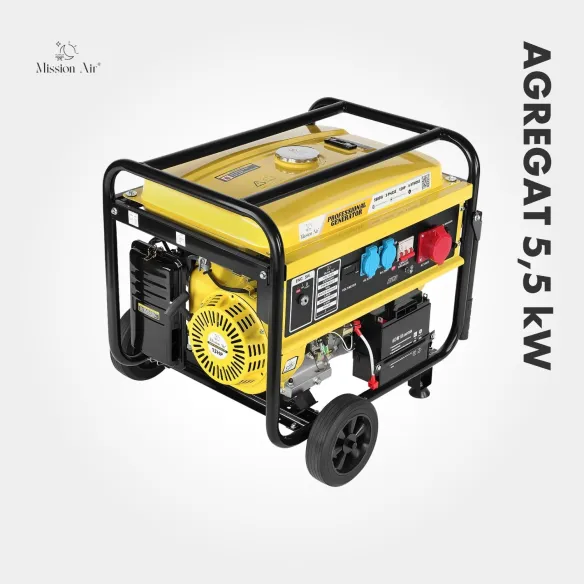 Agregat prądotwórczy 5,5 kW 13 HP – perspektywa