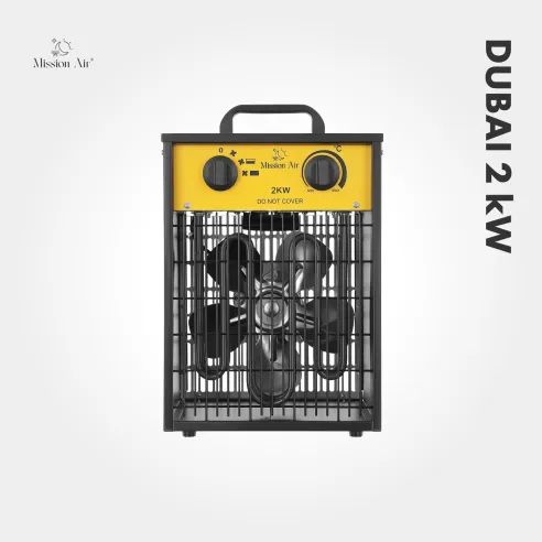 Nagrzewnica elektryczna DUBAI 2000W przód