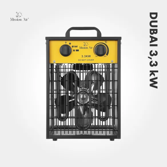 Nagrzewnica DUBAI 3300W widok przód