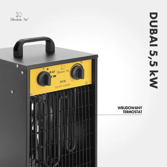 DUBAI 5000 W Electric Air Heater | PTC, Portable