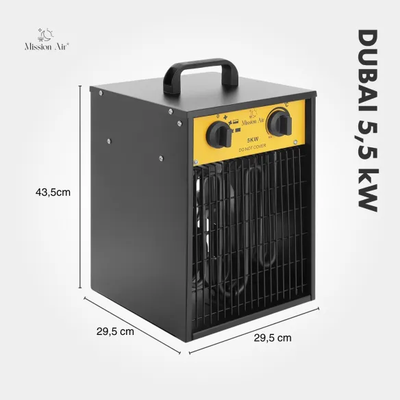 DUBAI 5000 W Electric Air Heater | PTC, Portable