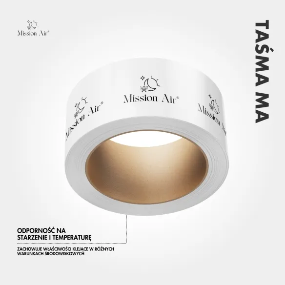 Taśma montażowa samoprzylepna instalacyjna rdzeń i klej