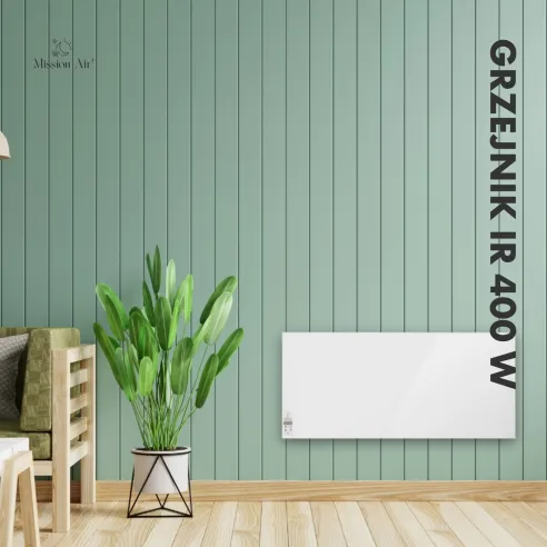 Grzejnik na podczerwień IR 400 W – aranżacja wnętrza nowoczesnego