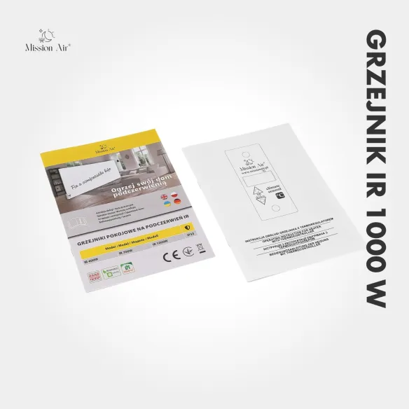 Instrukcja obsługi grzejnika IR 1000 W