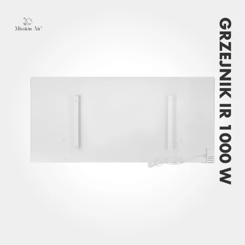 Grzejnik na podczerwień IR 1000 W – widok boczny