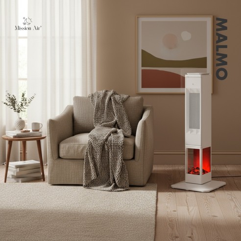 MALMO 2400 W PTC Column Fan Heater | White