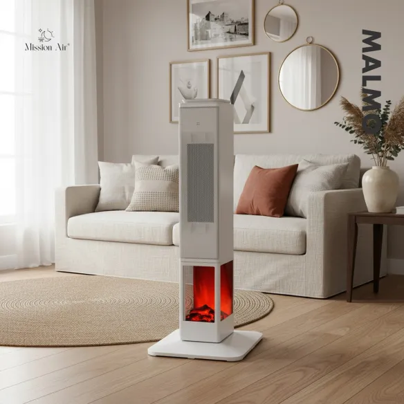 MALMO 2400W ogrzewanie nowoczesnego salonu