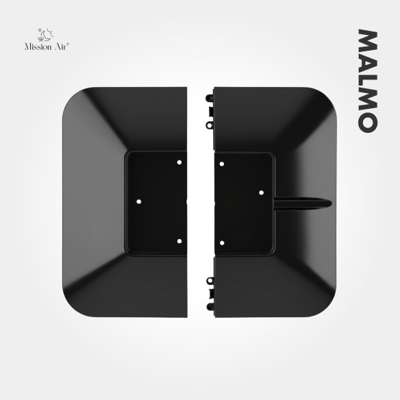 MALMO 2400 W PTC Column Fan Heater | Black