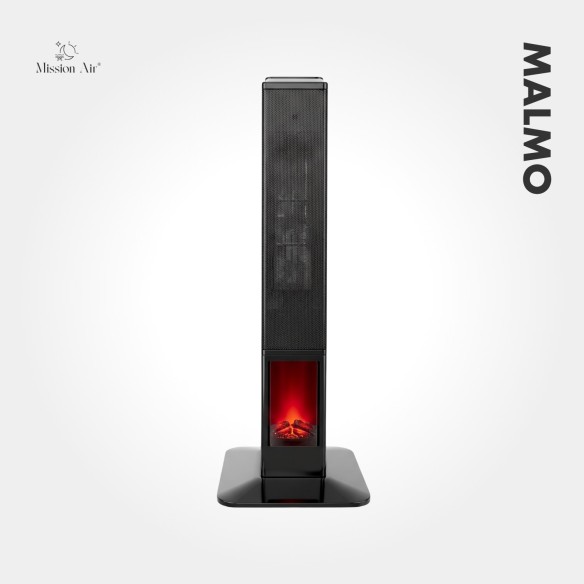 MALMO 2400 W PTC Column Fan Heater | Black