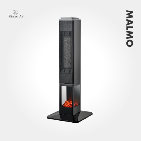 MALMO 2400 W PTC Column Fan Heater | Black