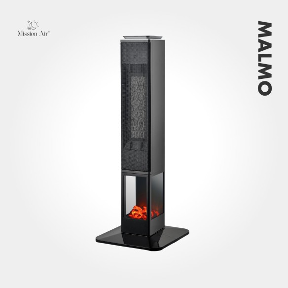 MALMO 2400 W PTC Column Fan Heater | Black