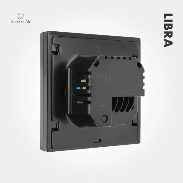 Termostat LIBRA WiFi – tył obudowy i mocowanie